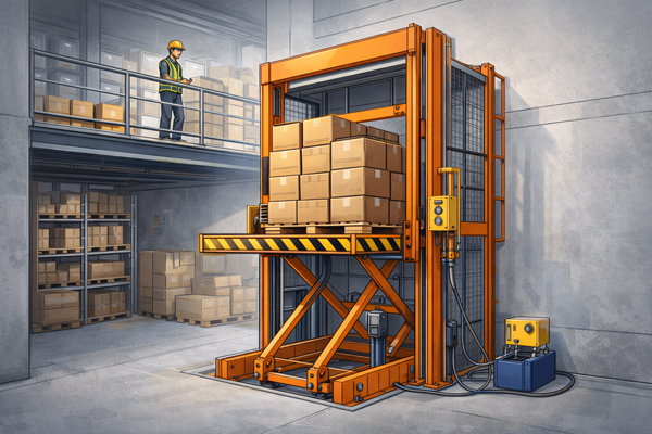 What Is a Hydraulic Goods Lift