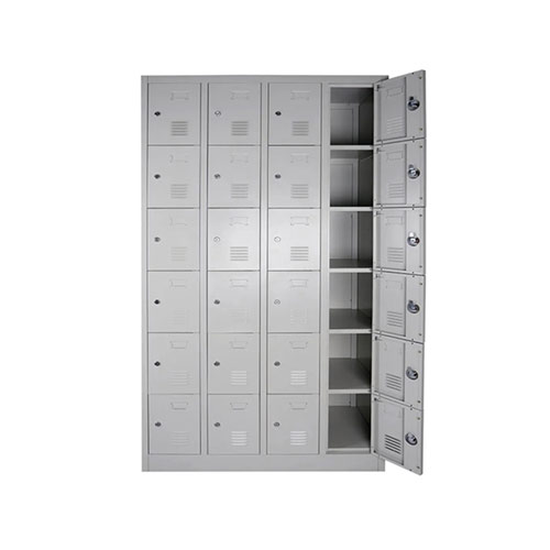 24 Door Locker high capacity 24-door industrial locker for large teams