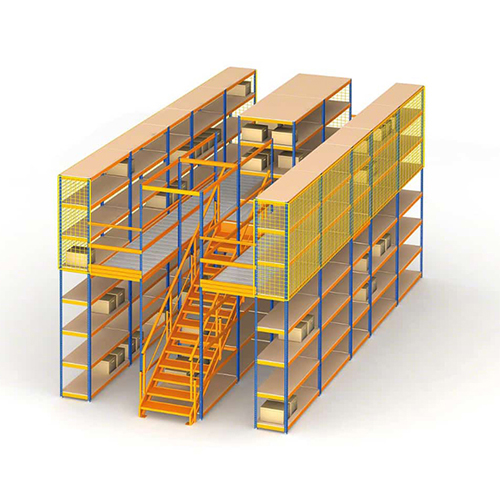 Mezzanine-Floor warehouse mezzanine floor storage system installed in Ahmedabad India