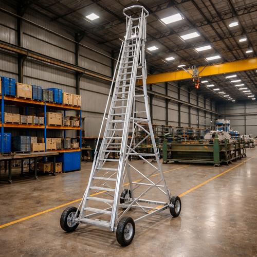 aluminium-big-wheeled-tower-ladder-india