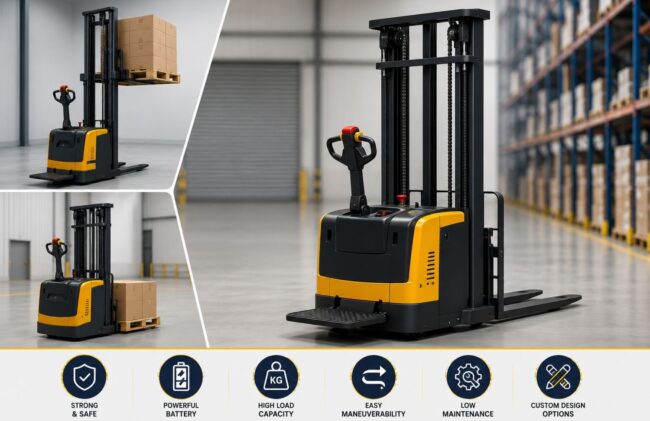 Battery Stacker Manufacturer in Ahmedabad Battery Stacker Manufacturer in Ahmedabad